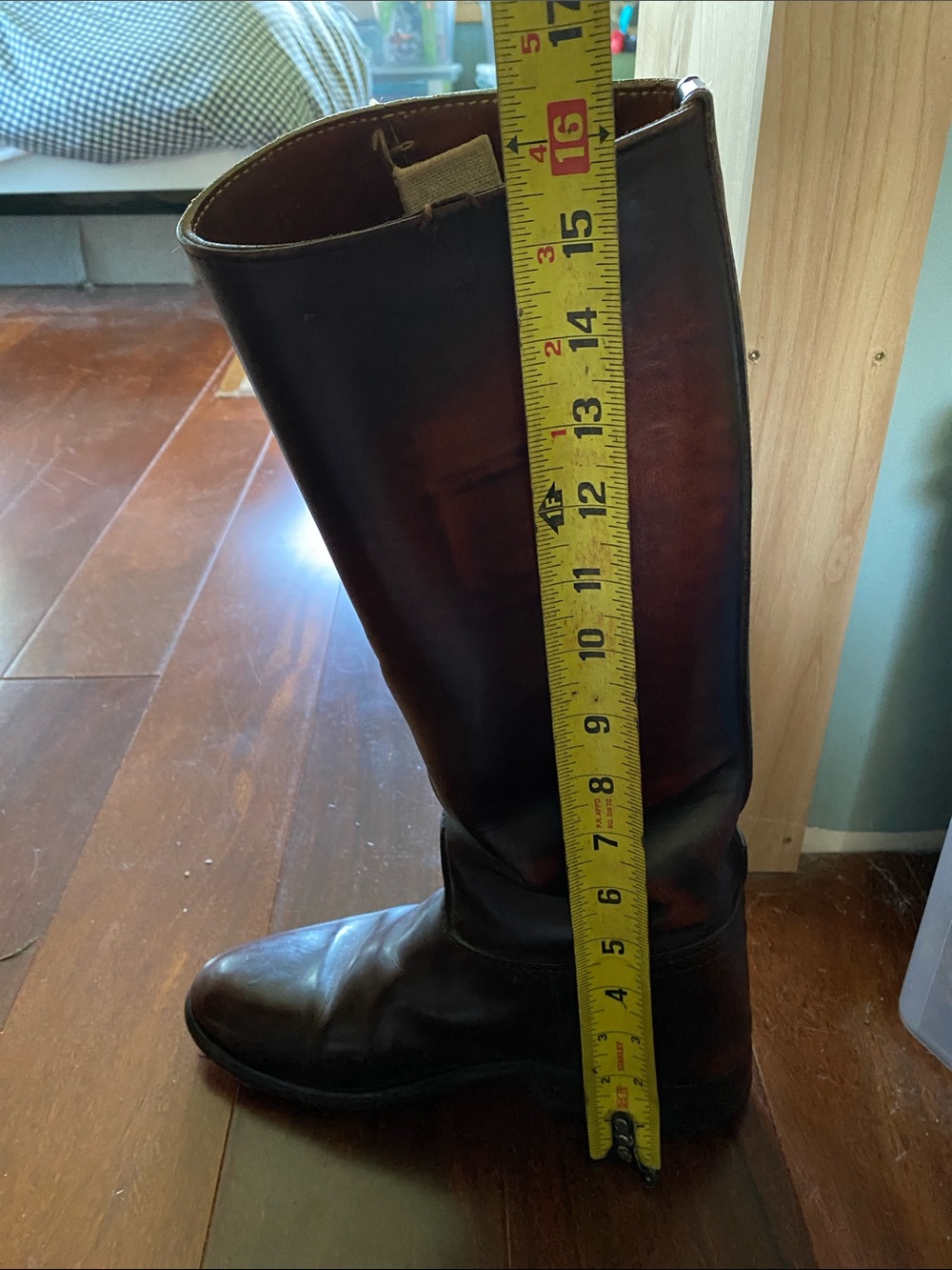 Vintage Handmade Argentine Polo Riding Pull On Boots - Picture 10 of 10